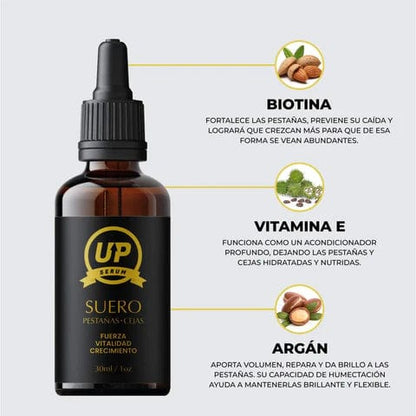 SERUM UP PRO ALARGAMIENTO DE PESTAÑAS Y CEJAS MÁS LARGAS Y DEFINIDAS